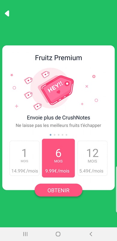 fruitz premium gratuit